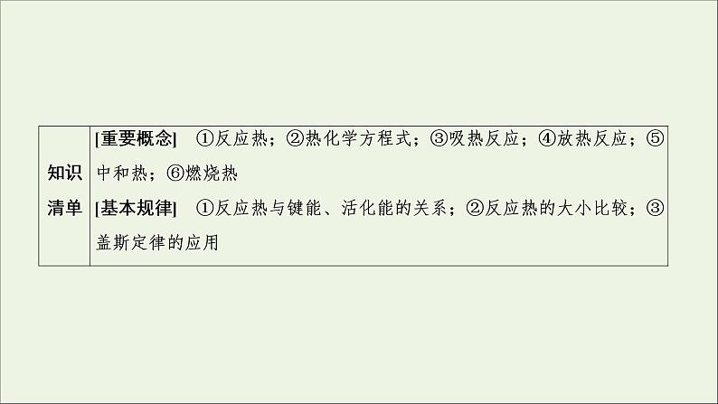 2022高考化学一轮复习第6章化学反应与能量第1讲化学能与热能课件第6页