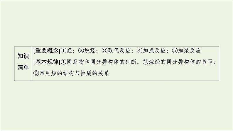 2022高考化学一轮复习第9章常见的有机化合物第1讲重要的烃课件05