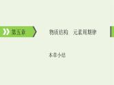 2022版高考化学一轮复习第5章物质结构元素周期律本章小结课件