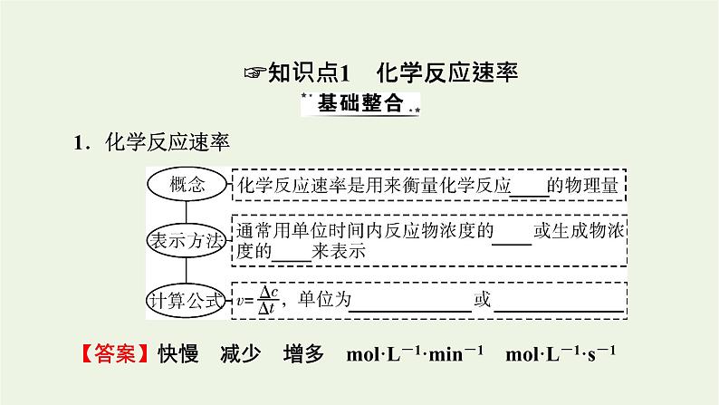 2022版高考化学一轮复习第7章化学反应速率和化学平衡第1节化学反应速率及其影响因素课件06