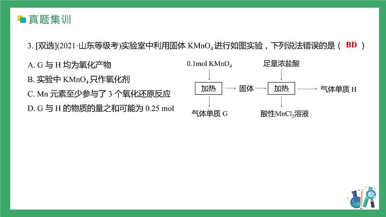 2022届高三化学高考备考二轮复习专题3《氧化还原反应的概念与规律》课件07