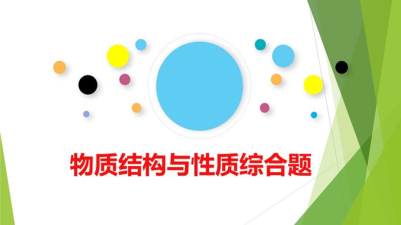 2022年高考化学二轮专题突破  物质结构与性质综合题课件PPT第1页