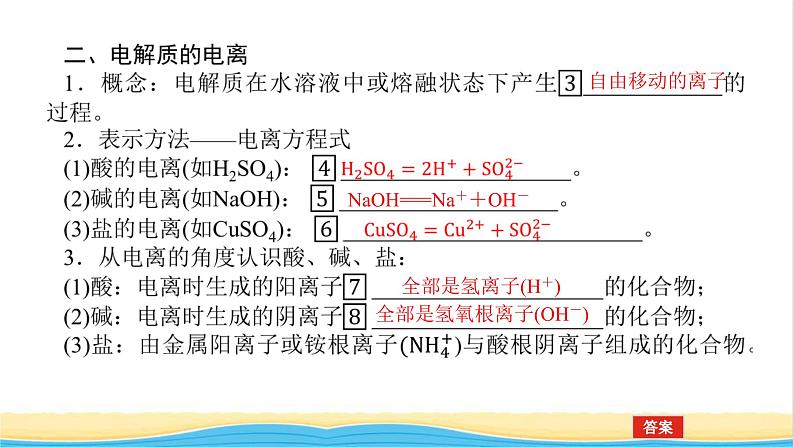 高中化学专题1物质的分类及计量3.2电解质溶液课件苏教版必修107