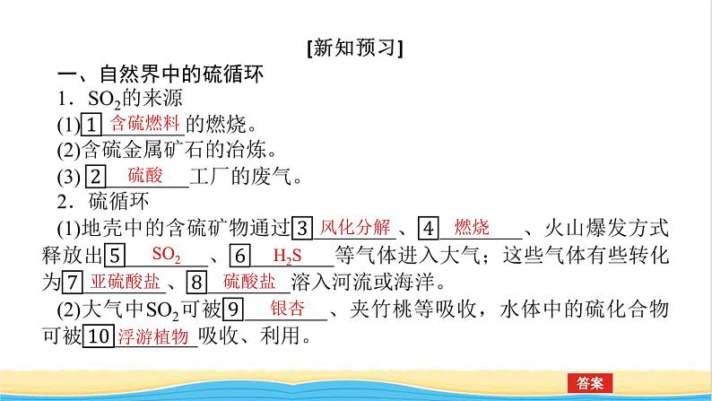 高中化学专题4硫与环境保护3防治二氧化硫对环境的污染课件苏教版必修106