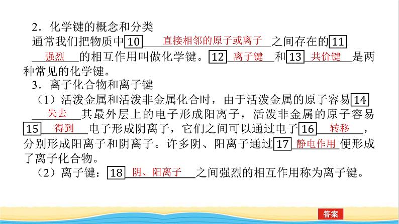 高中化学专题5微观结构与物质的多样性2.1离子键课件苏教版必修107