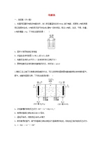 2022届高三化学一轮复习考点特训电解池1含解析