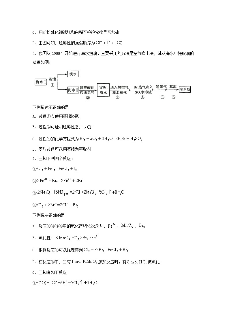 2022届高考化学一轮复习常考题型09氧化性还原性的强弱比较含解析第2页