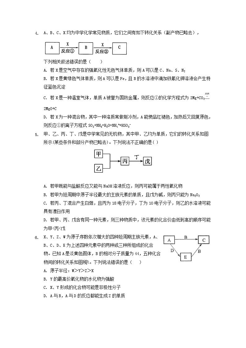 2022届高考化学一轮复习常考题型30无机推断题含解析02
