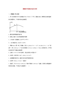 2022届高考化学一轮复习常考题型45酸碱中和滴定综合分析含解析