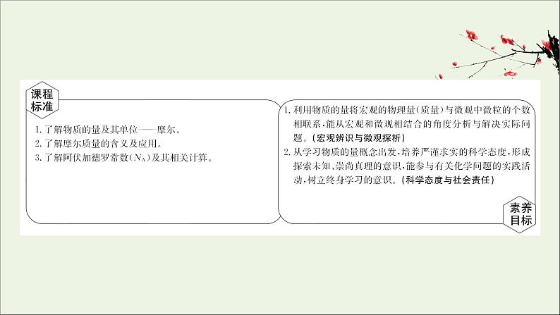 浙江专用高中化学课时检测11物质的量单位__摩尔课件新人教版必修第一册02