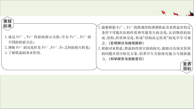 浙江专用高中化学课时检测15铁的氢氧化物及其铁盐课件新人教版必修第一册第2页