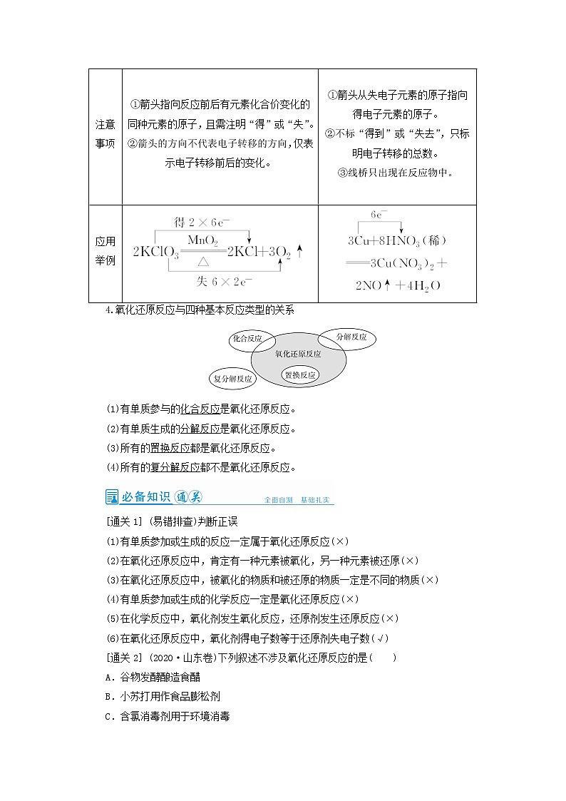 高考化学一轮复习第2章化学物质及其变化第6讲氧化还原反应的基本概念教案02