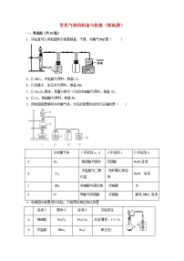 2022届高三化学一轮复习实验专题强化练13常见气体的制备与收集提高题含解析