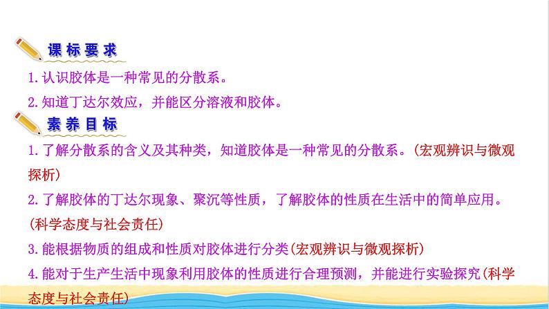 高中化学第2章元素与物质世界1.2一种重要的混合物__胶体课件鲁科版必修第一册第3页