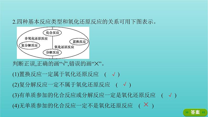 浙江专用高考化学总复习专题认识物质世界第三单元氧化还原反应课件第3页