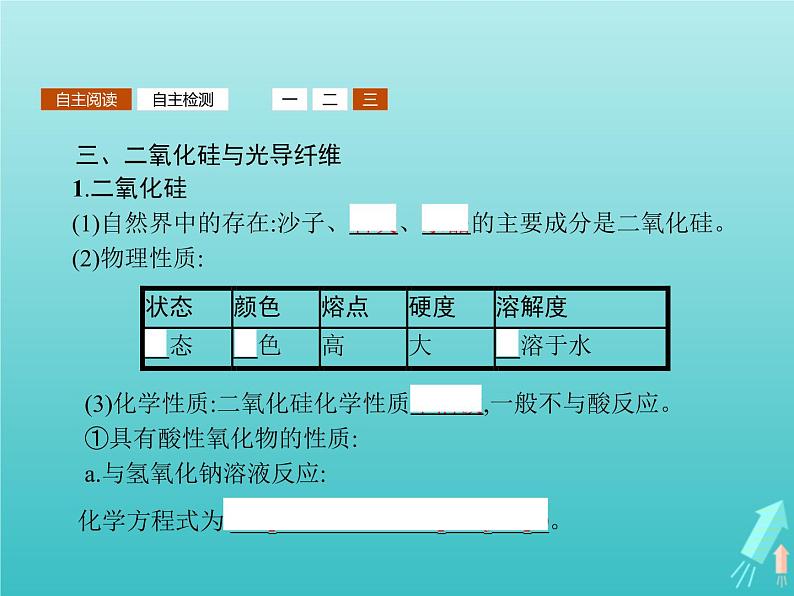 2021_2022学年高中化学第4章材料家族中的元素第1节第1课时半导体材料和光导纤维课件鲁科版必修107