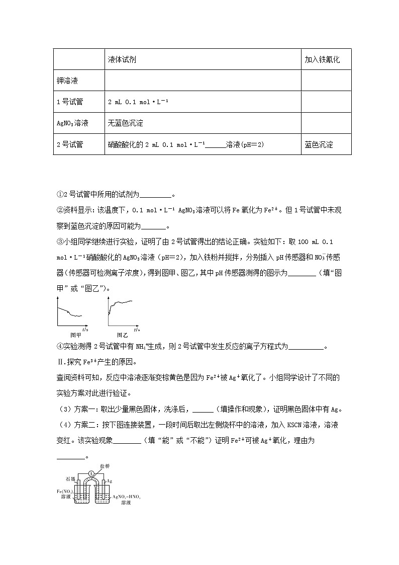 2022届高三化学一轮复习实验专题题型必练2物质的性质探究型实验含解析02