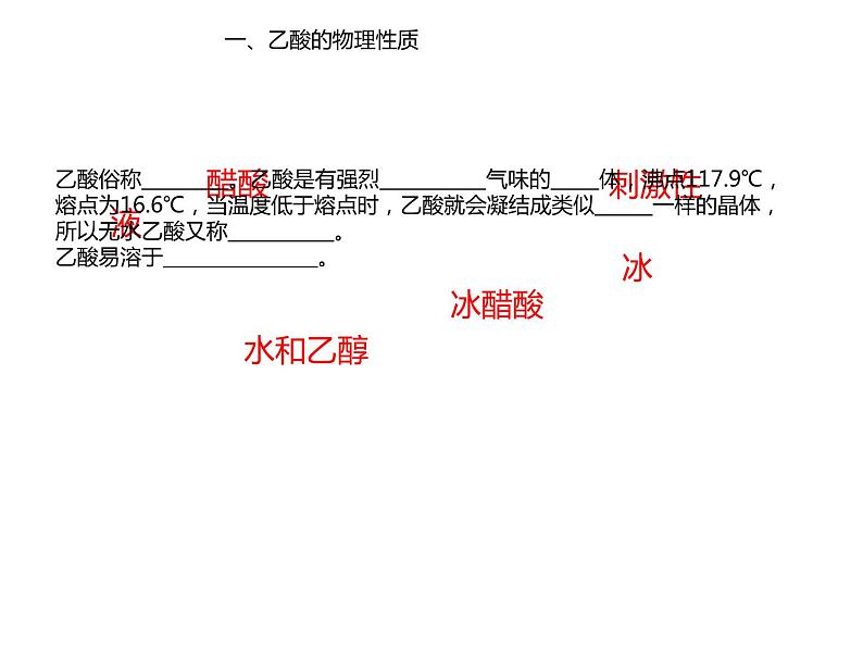 人教版高一化学必修二课件：3.3.1生活中两种常见的有机物（乙酸）06