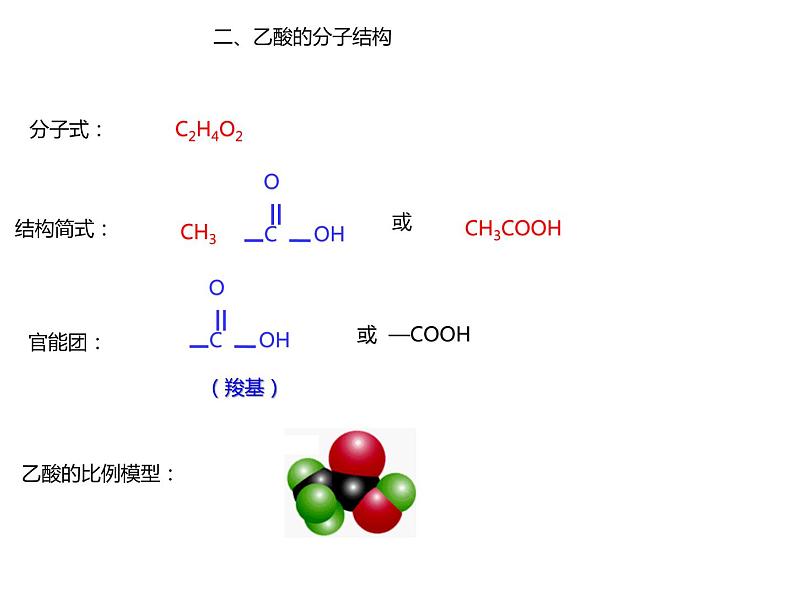 人教版高一化学必修二课件：3.3.1生活中两种常见的有机物（乙酸）07