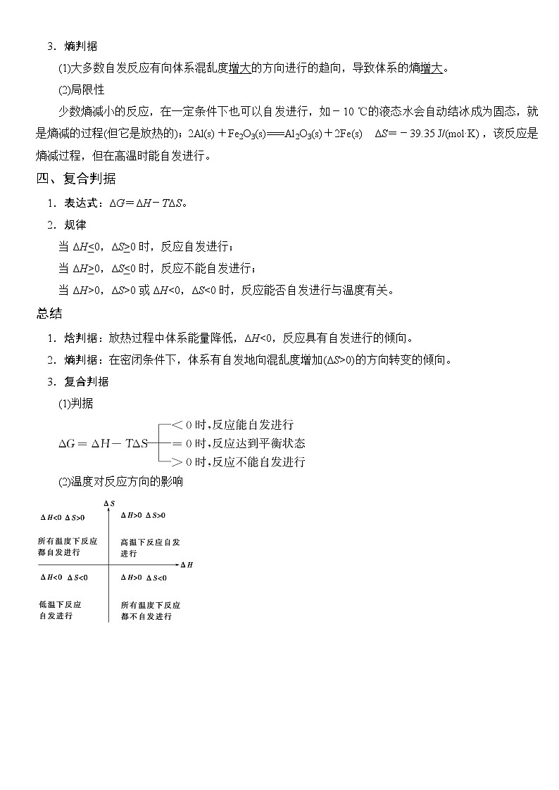 化学反应进行的方向练习题02