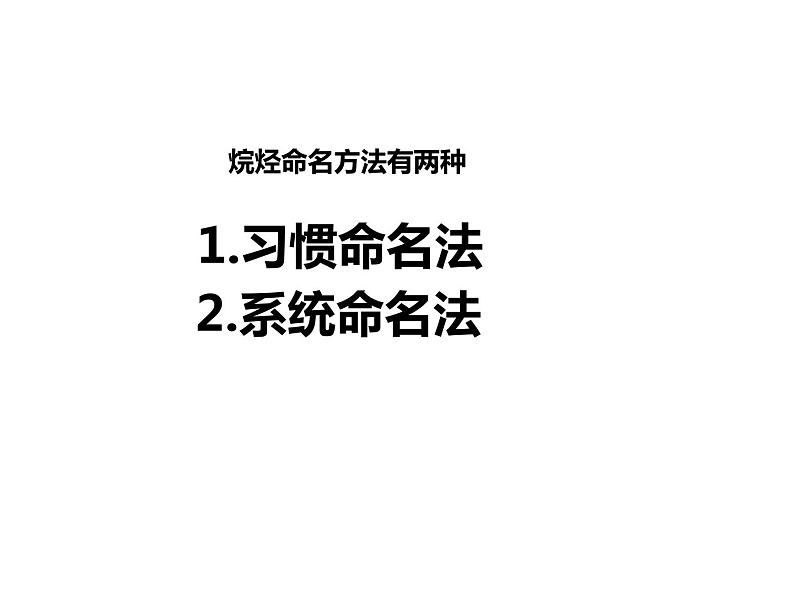 人教版高一化学必修二课件：3.1.3烷烃 命名05