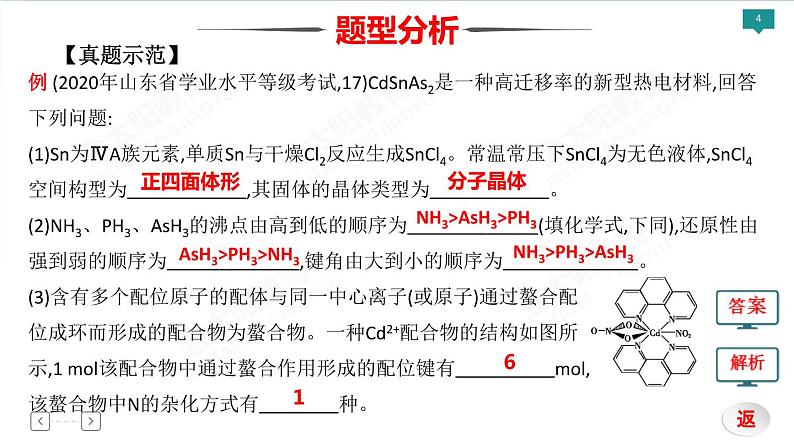 2022届高考化学二轮专项突破 类型11  物质结构与性质（选修）课件PPT04