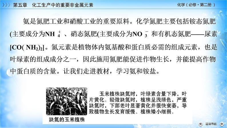 5.2.2 氨和铵盐-2021-2022学年高一化学同步精品课件+教学设计+学案+课堂练习+课后练习+同步习题2套（有答案）（新教材19年人教版必修第二册）05