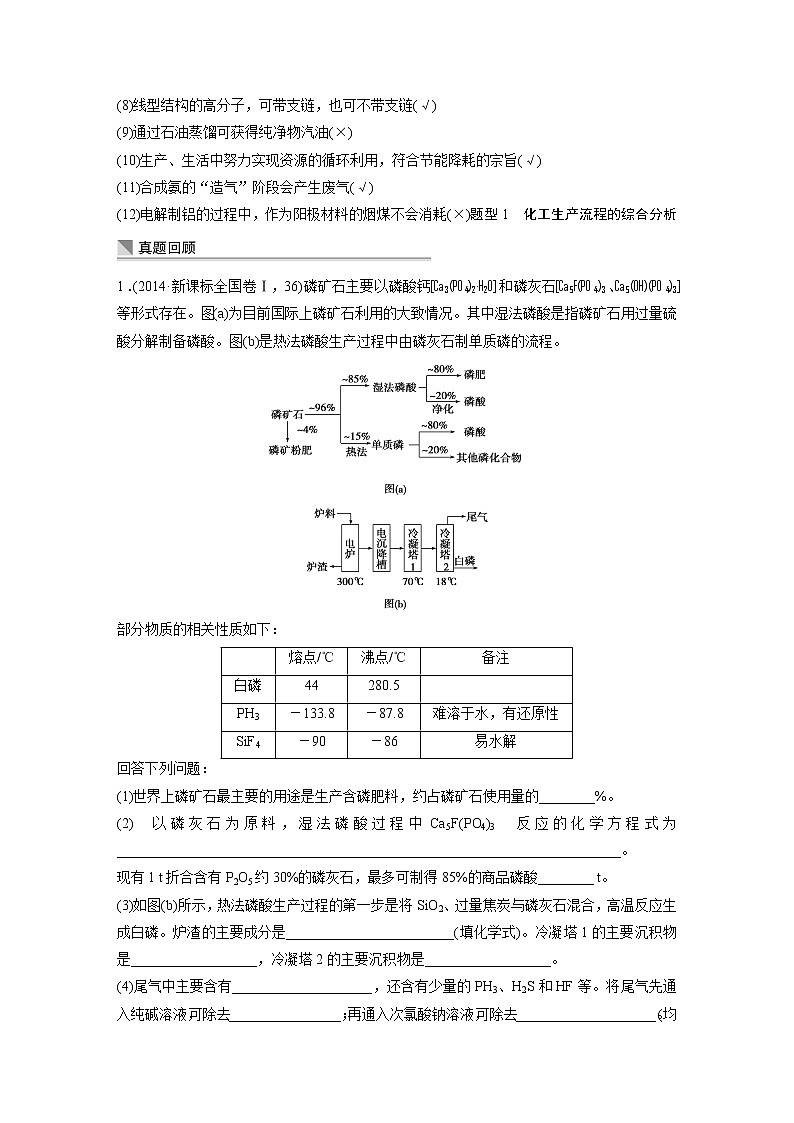 2022届高考化学（2019新人教版）考前专题复习题-专题6 化学与技术（23页，含答案解析）第3页