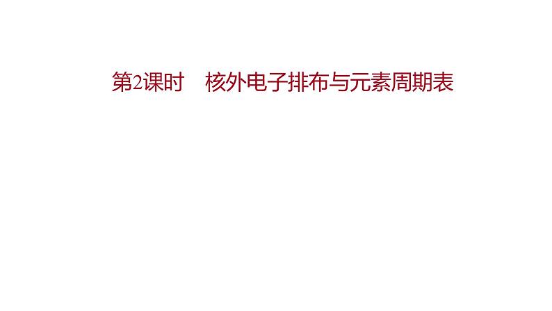 2021-2022学年高中化学新鲁科版选择性必修2 第1章 第2节 第2课时核外电子排布与元素周期表 课件（46张）01