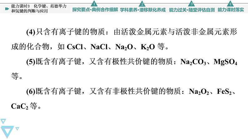 2021-2022学年高中化学新鲁科版选择性必修2 第2章第4节分子间作用力第2课时 课件第7页