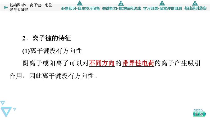 2021-2022学年高中化学新鲁科版选择性必修2 第2章第3节离子键、配位键与金属键 课件第6页