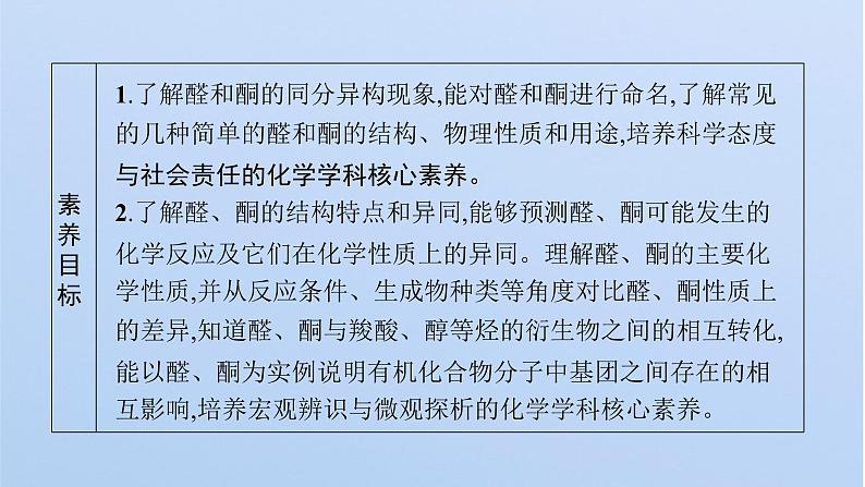 2021-2022学年高中化学新鲁科版选择性必修3 第2章 第3节　第1课时　醛和酮  课件（57张）03