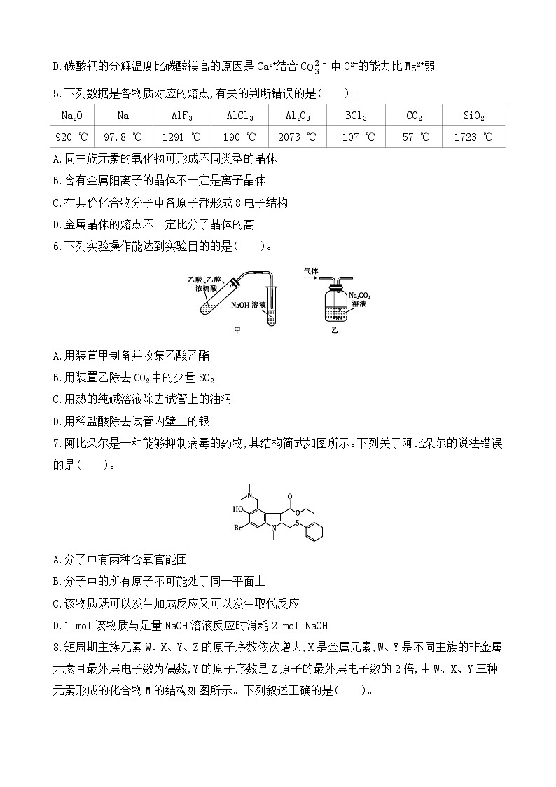【精准狂刷19】-2022届高三化学二轮复习新高考版（含解析） 试卷02