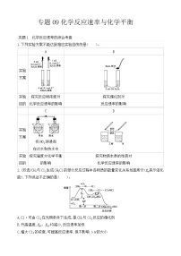 【精准狂刷09】专题09化学反应速率与化学平衡