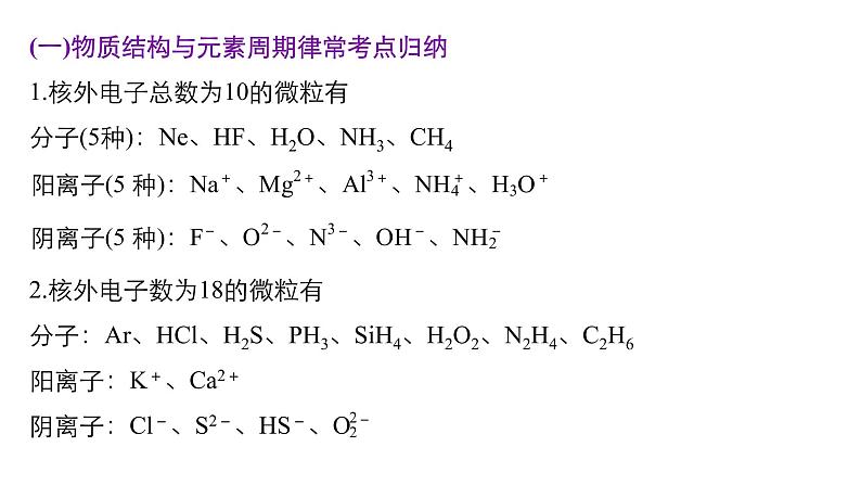 第一篇（七）回扣基础   排查考点 化学基本理论知识归纳课件PPT第2页