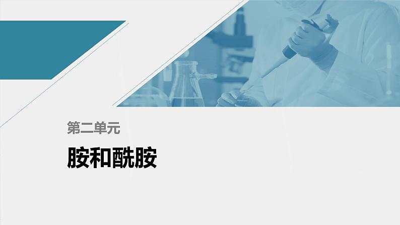 高中化学苏教版（2021）选择性必修3 专题5  第二单元　胺和酰胺（74张PPT）01