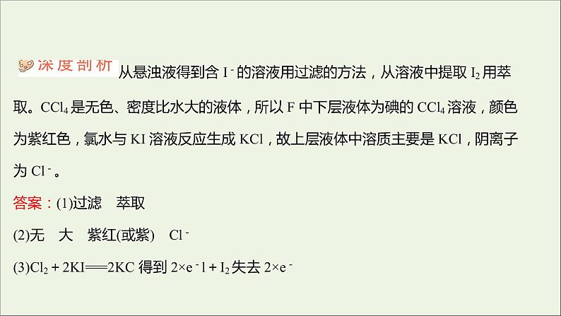 2021_2022学年高中化学专题3从海水中获得的化学物质第三单元第2课时从海水中提取镁从海带中提取碘课件苏教版必修1第8页