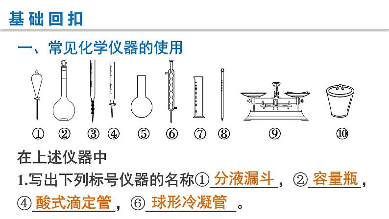 【考前三个月】2022届高考化学（2019新人教版）考前专题复习课件：专题5 化学实验基础知识第4页