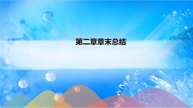 第二章章末总结-2021-2022学年高二化学选择性必修二+同步精品课件+教学设计+学案+同步习题（有答案）01