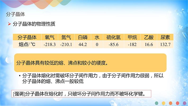 3.2.1 分子晶体-2021-2022学年高二化学选择性必修二+同步精品课件+教学设计+学案+同步习题（有答案）05