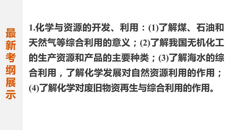 【考前三个月】2022届高考化学（2019新人教版）考前专题复习课件：专题6 化学与技术02