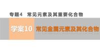 【考前三个月】2022届高考化学（2019新人教版）考前专题复习课件：专题4 常见金属元素及其化合物