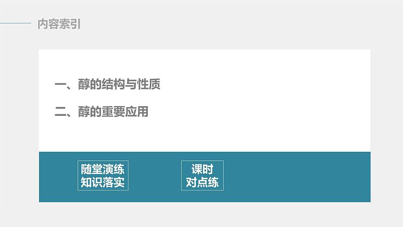 高中化学苏教版（2021）选择性必修3 专题4 第一单元 第1课时　醇（75张PPT）03