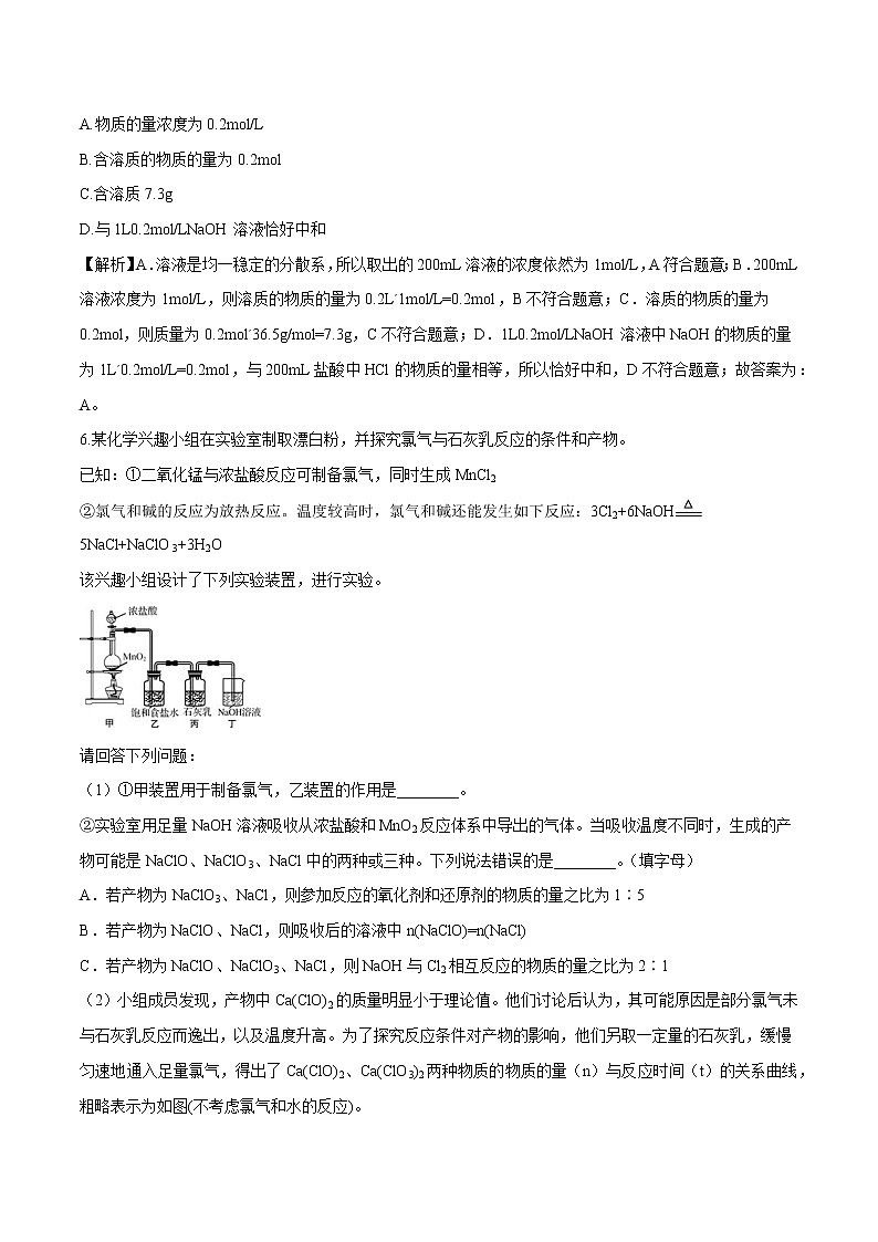 第一章  第二节  研究有机化合物的一般方法  学案    高中化学新人教版选择性必修3（2022年）第3页