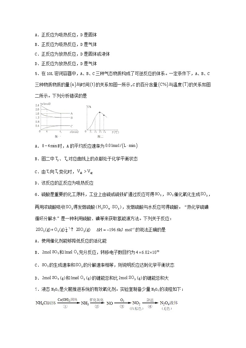 2021_2022学年高中化学第二章化学反应方向限度与速率单元过关检测三含解析鲁教版选择性必修1第2页