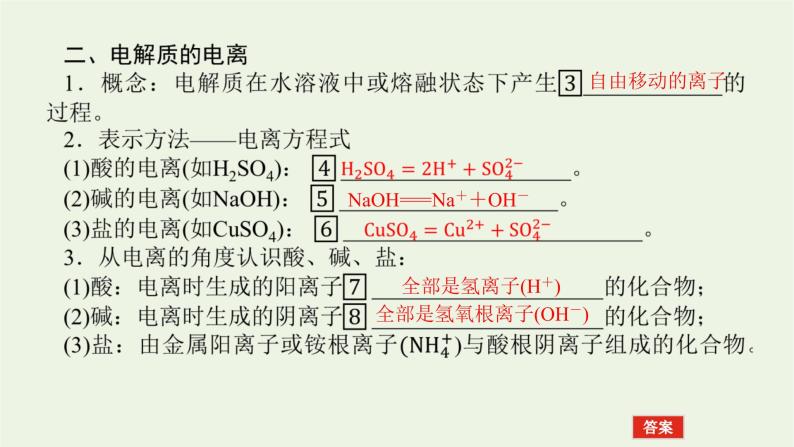 2021_2022学年高中化学专题1物质的分类及计量3.2电解质溶液课件苏教版必修107