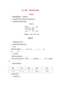 高中化学苏教版 (2019)必修 第一册第二单元 金属钠及钠的化合物学案设计