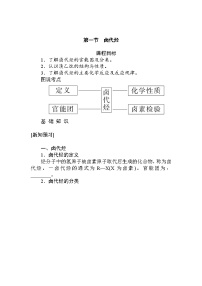 高中化学人教版 (2019)选择性必修3第一节 卤代烃导学案及答案