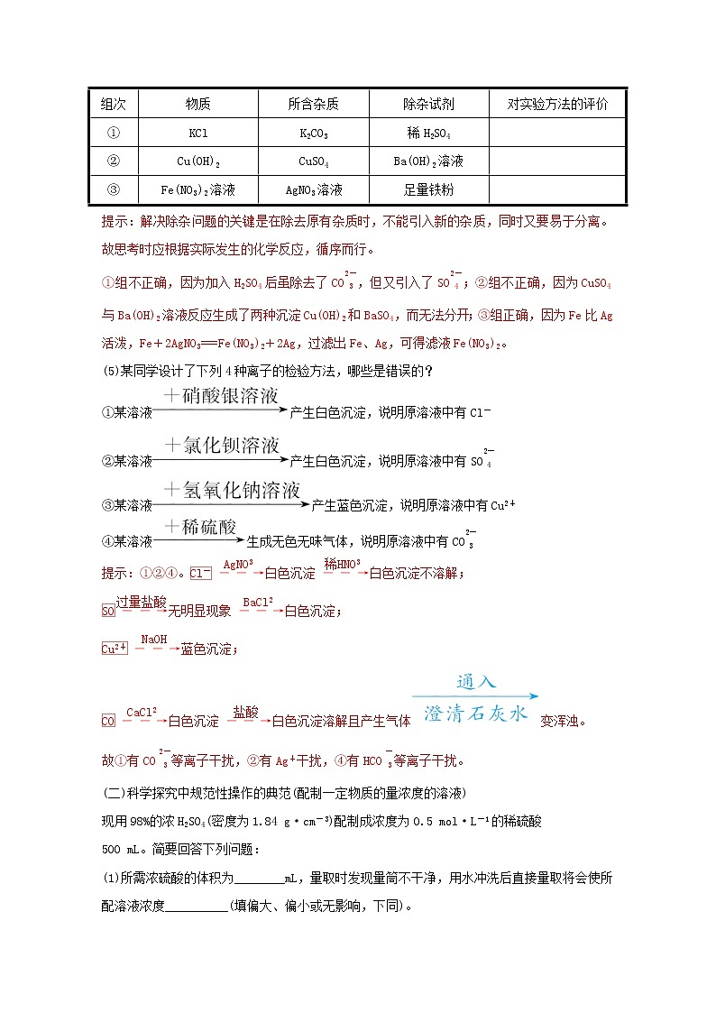 2021_2022学年高中化学专题2研究物质的基本方法阶段素养提升课学案苏教版必修1第3页