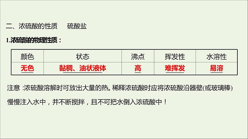 2021_2022学年高中化学专题4硫及环境保护第一单元第2课时硫酸的工业制备浓硫酸的性质课件苏教版必修1第7页